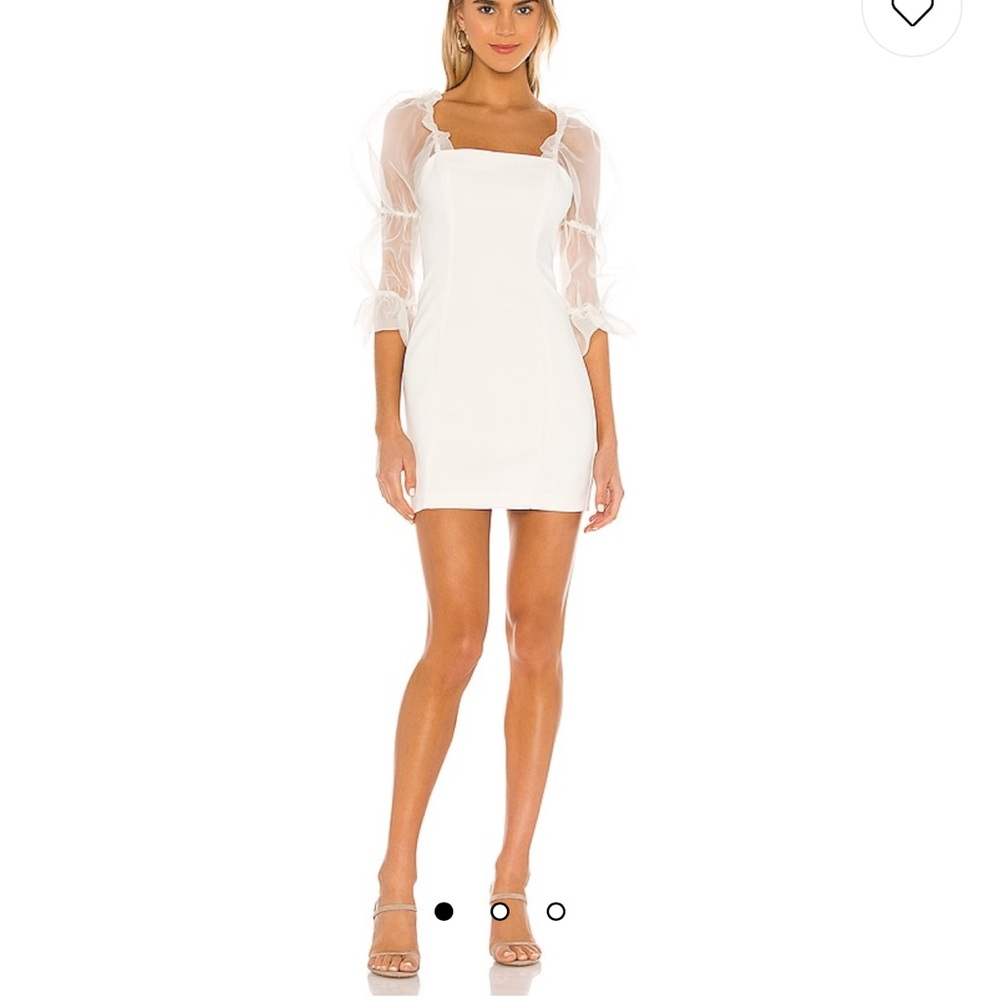 Amanda Uprichard Tia Dress in Ivory | size M
